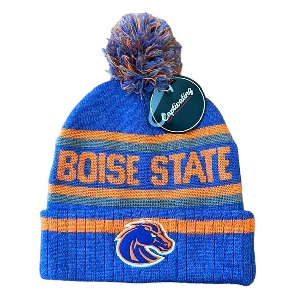 NEW Boise State Pom Beanie - Picture 1 of 6